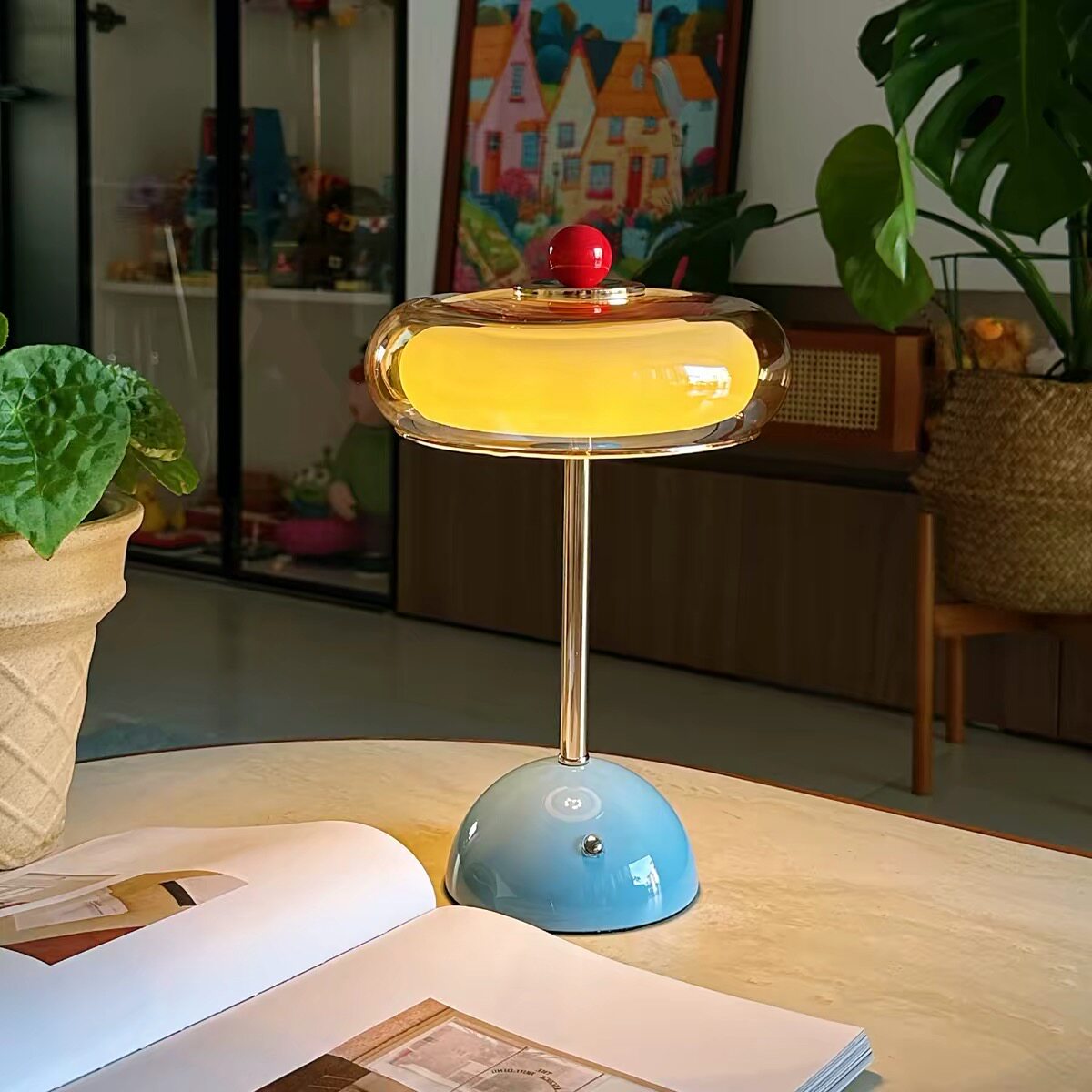 Velmora Layered Cordless Table Lamp