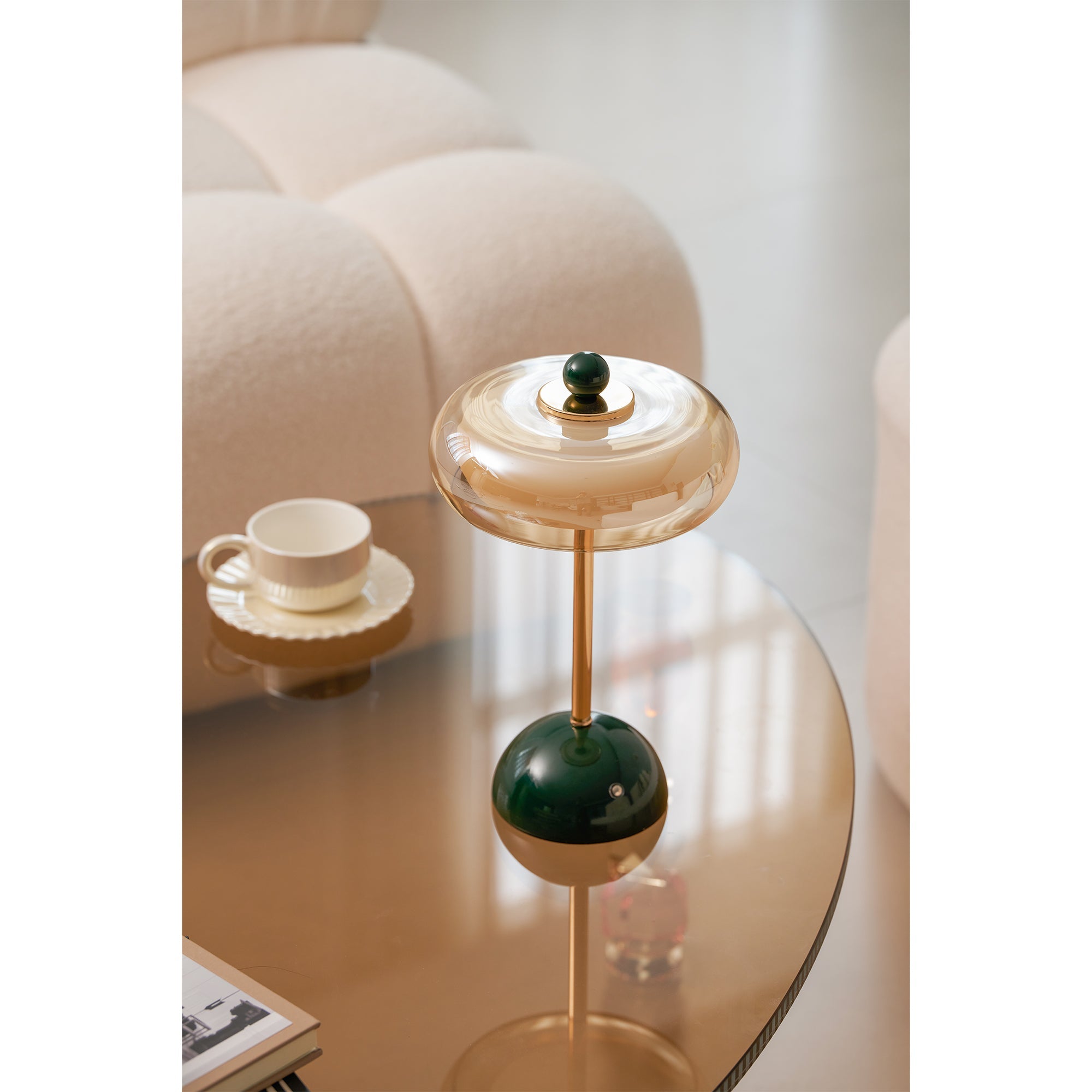 Velmora Layered Cordless Table Lamp