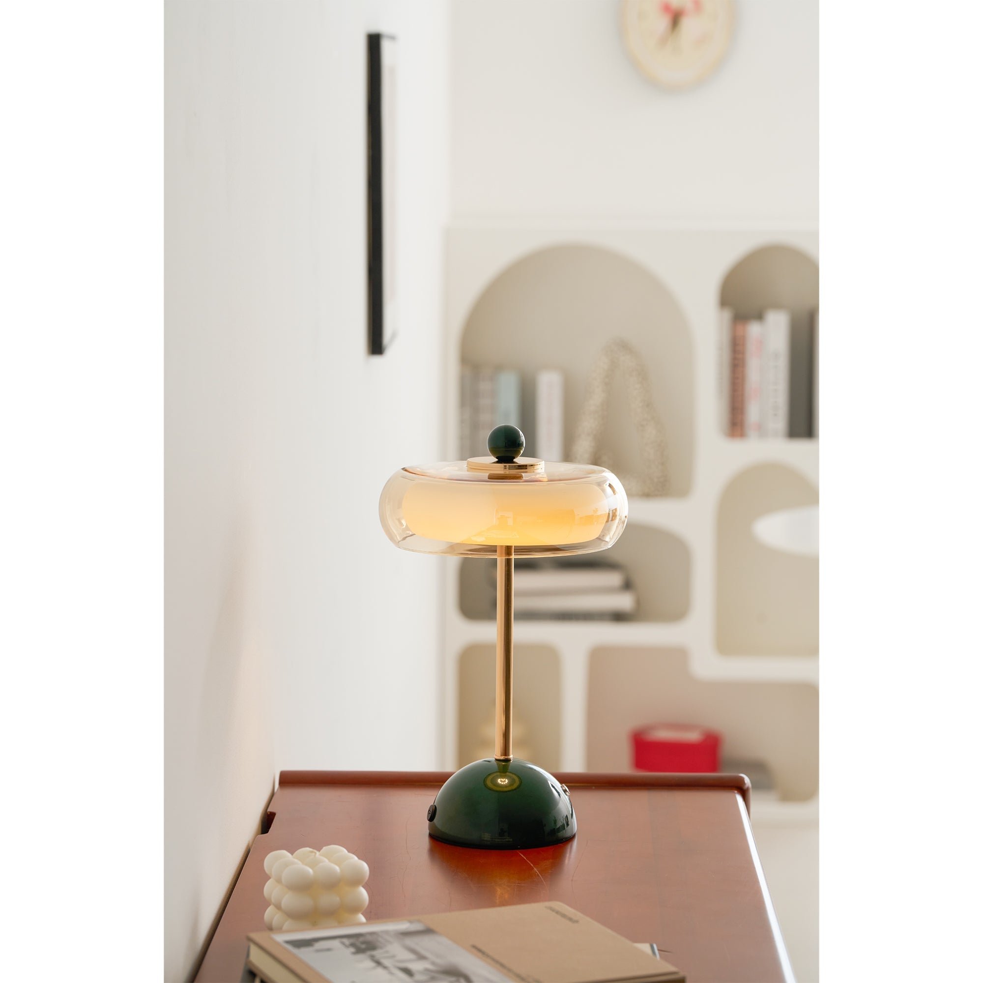 Velmora Layered Cordless Table Lamp