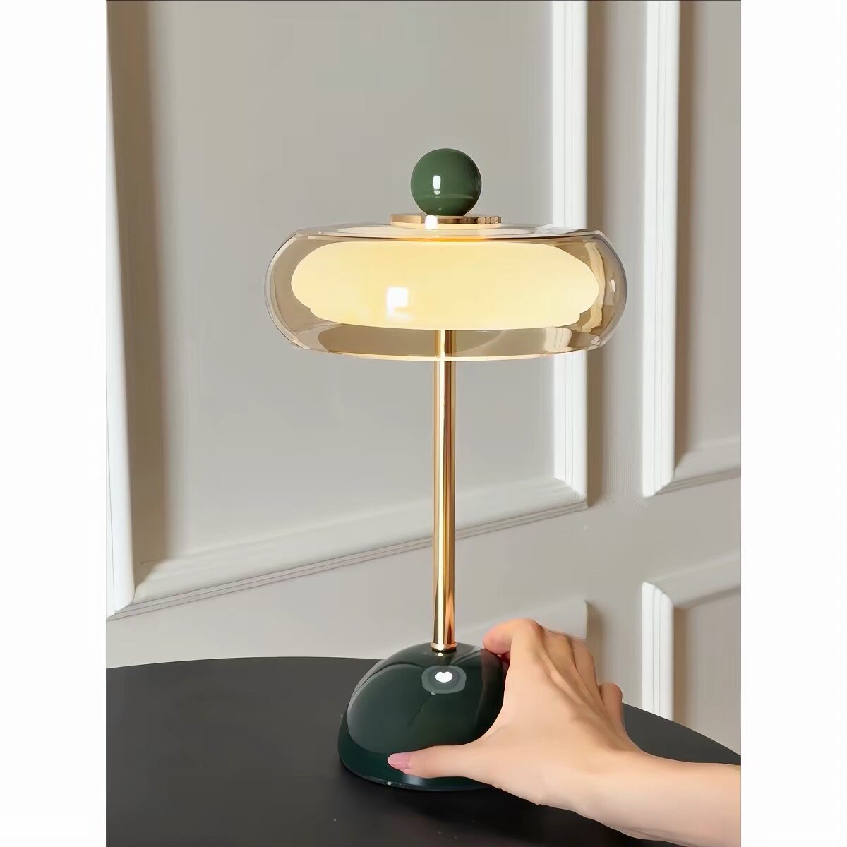 Velmora Layered Cordless Table Lamp