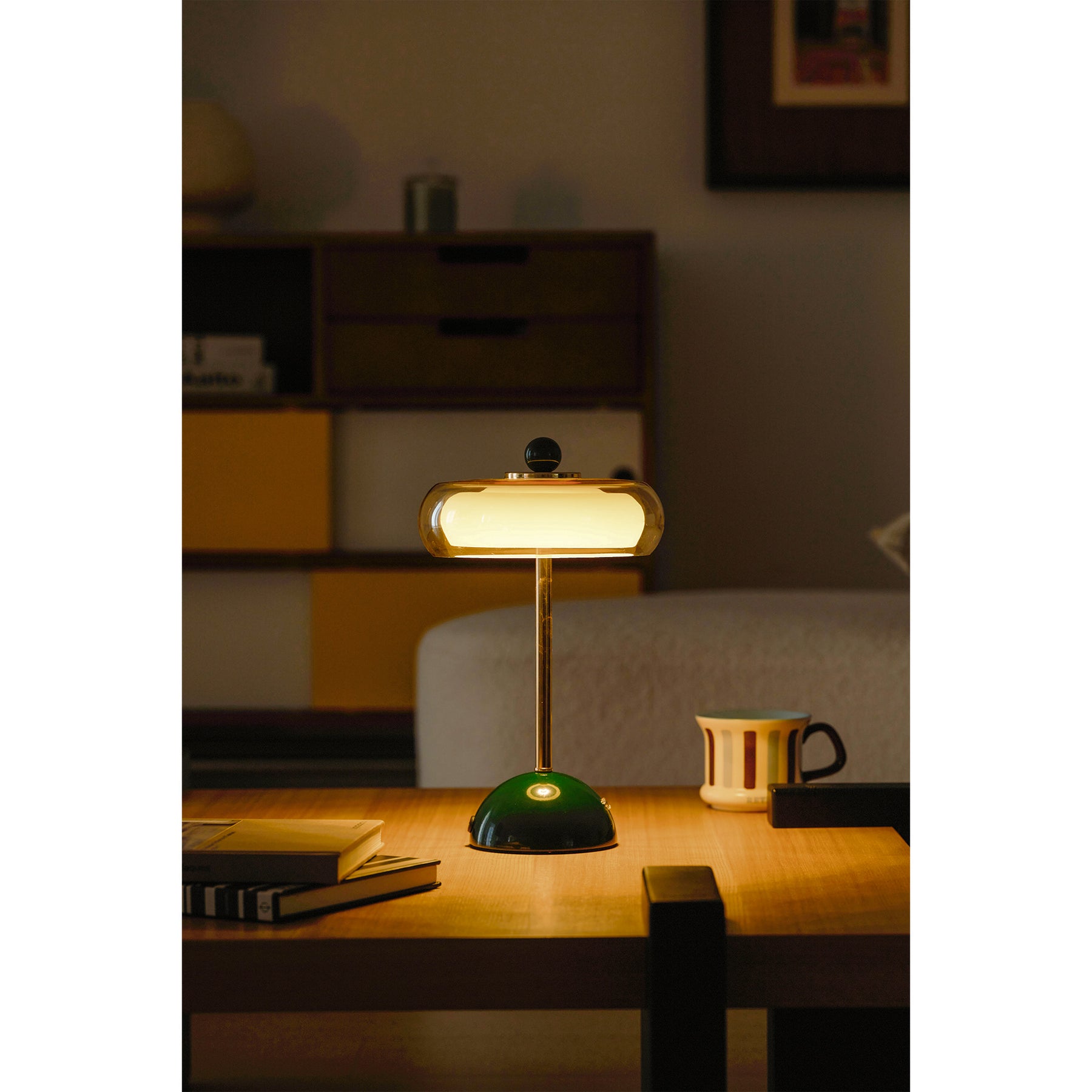 Velmora Layered Cordless Table Lamp