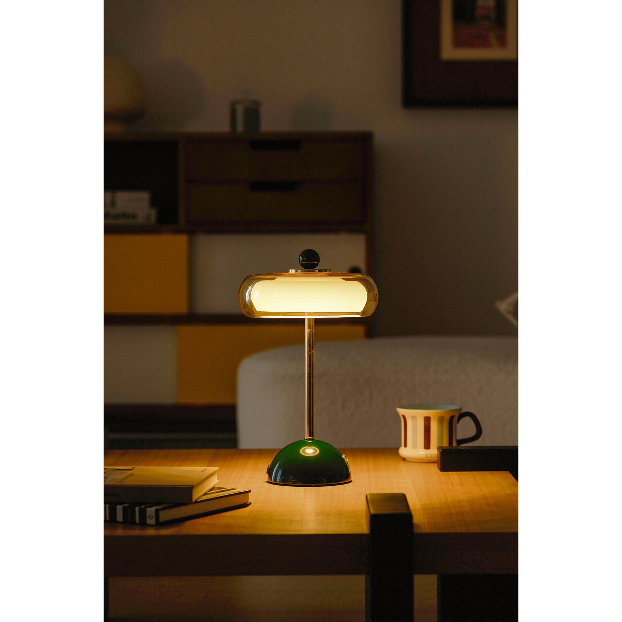 Velmora Layered Cordless Table Lamp