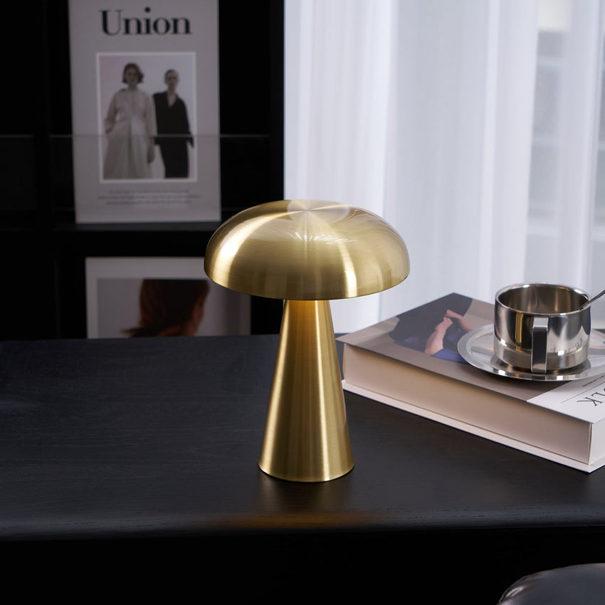 Velora Cordless Mushroom Table Lamp