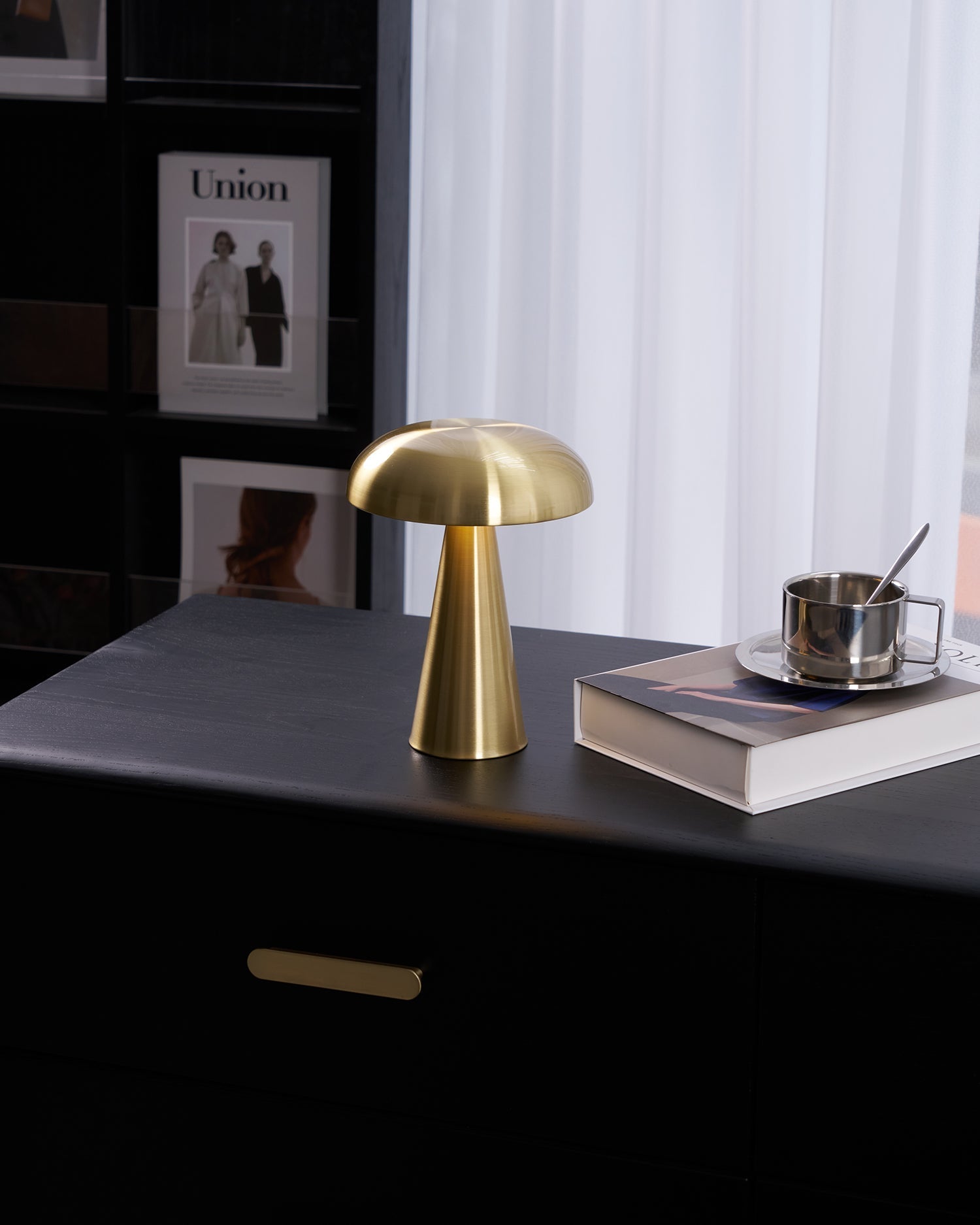 Velora Cordless Mushroom Table Lamp