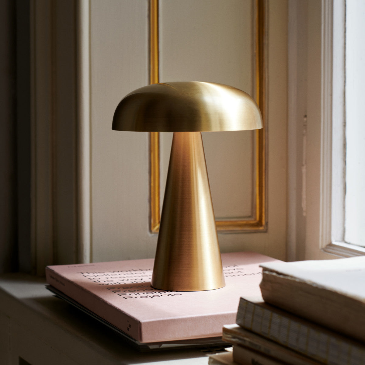 Velora Cordless Mushroom Table Lamp
