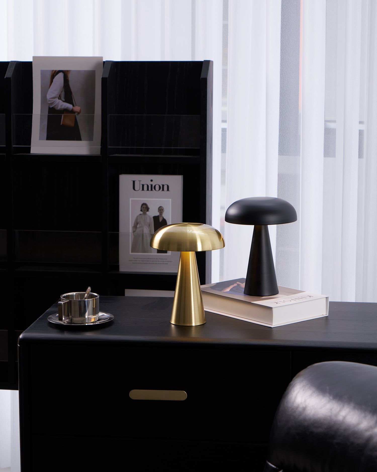 Velora Cordless Mushroom Table Lamp