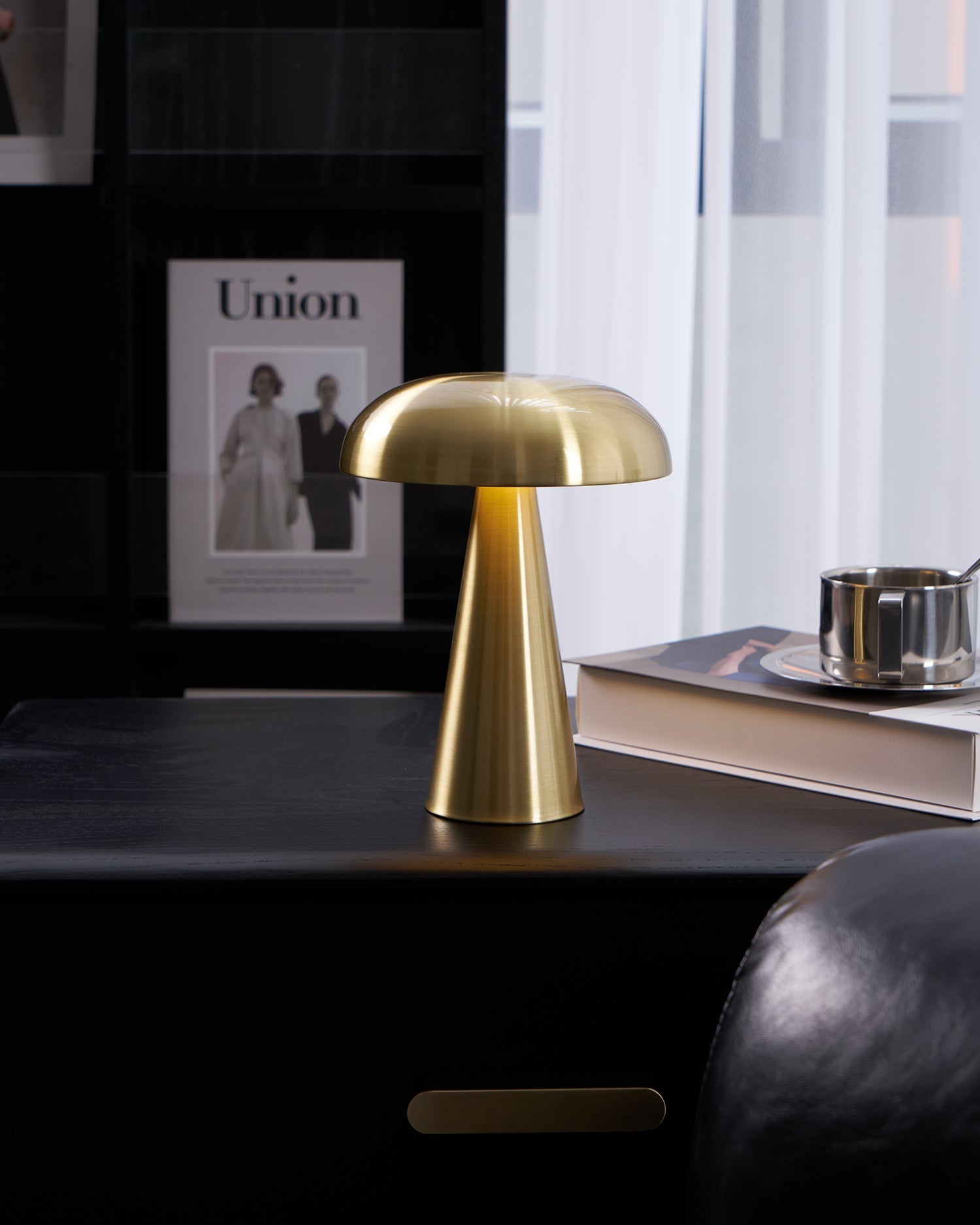 Velora Cordless Mushroom Table Lamp