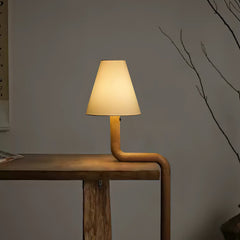 Velora Sculptural Bentwood Table Lamp