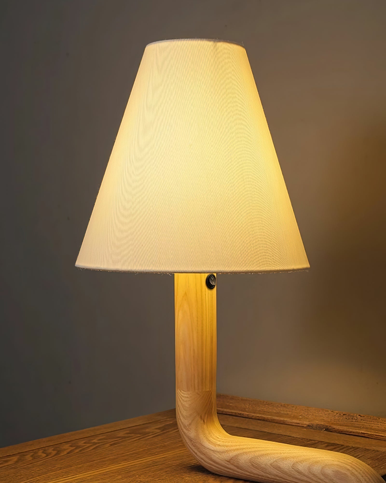 Velora Sculptural Bentwood Table Lamp