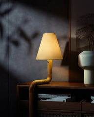 Velora Sculptural Bentwood Table Lamp