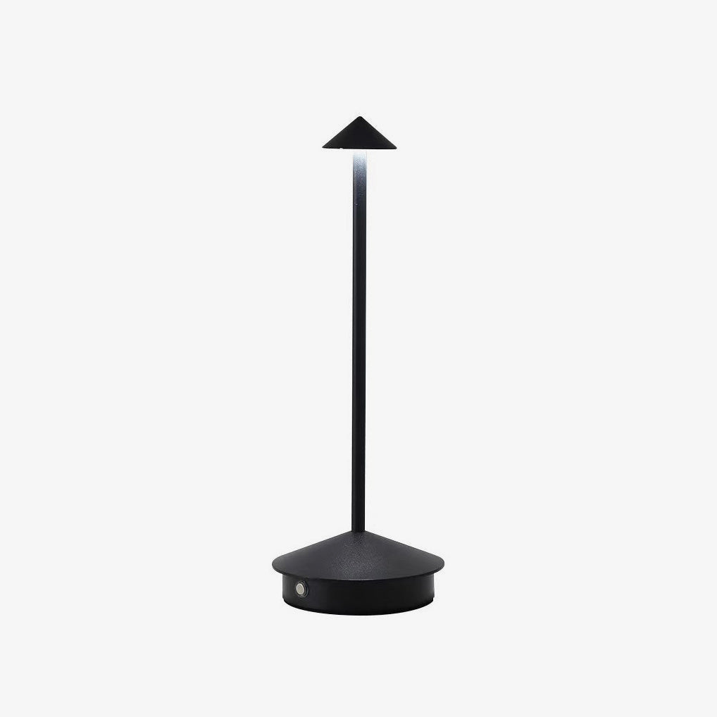 Pina Wireless Task Lamp casting a warm ambient glow