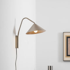 Veyra Scalloped Plug-In Wall Light