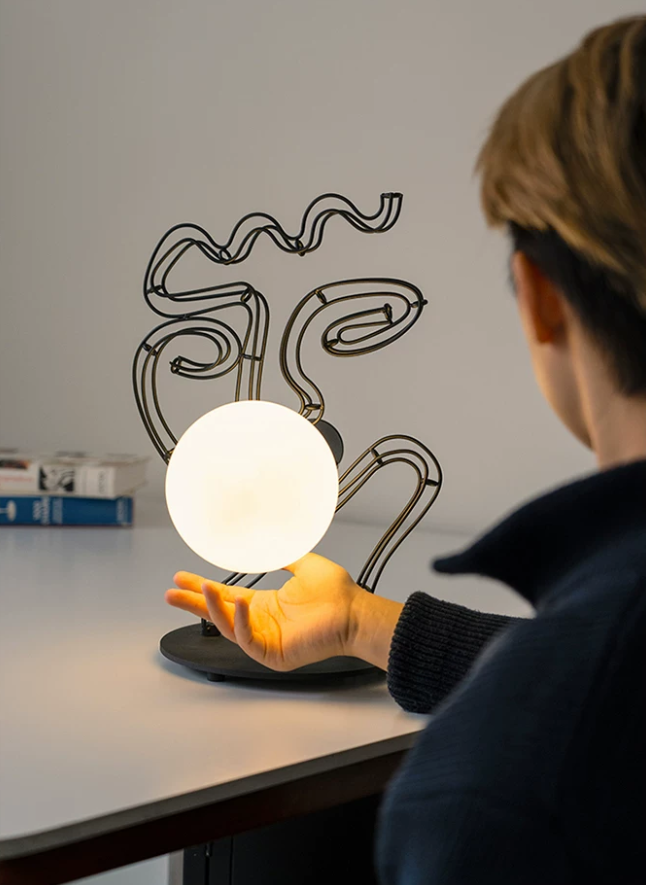 Virelia Bubble Muse Rechargeable Table Lamp