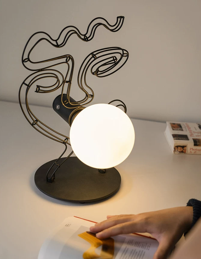Virelia Bubble Muse Rechargeable Table Lamp