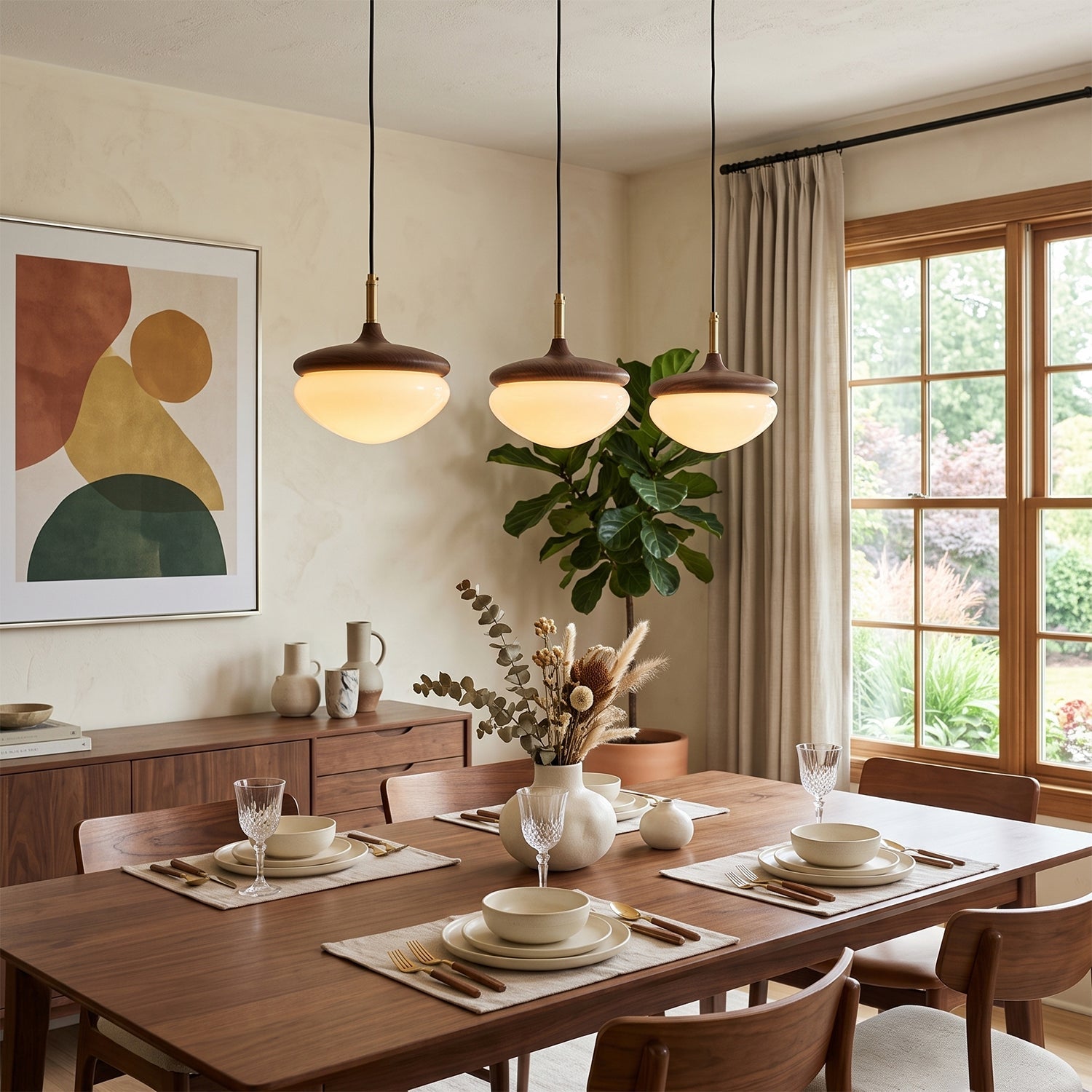 Walden Vintage Glass Pendant Light