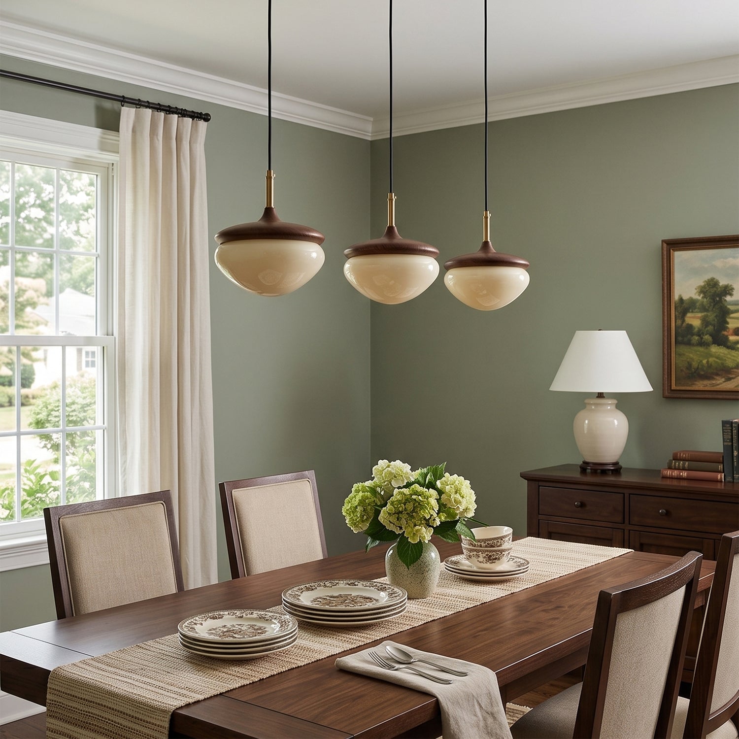 Walden Vintage Glass Pendant Light