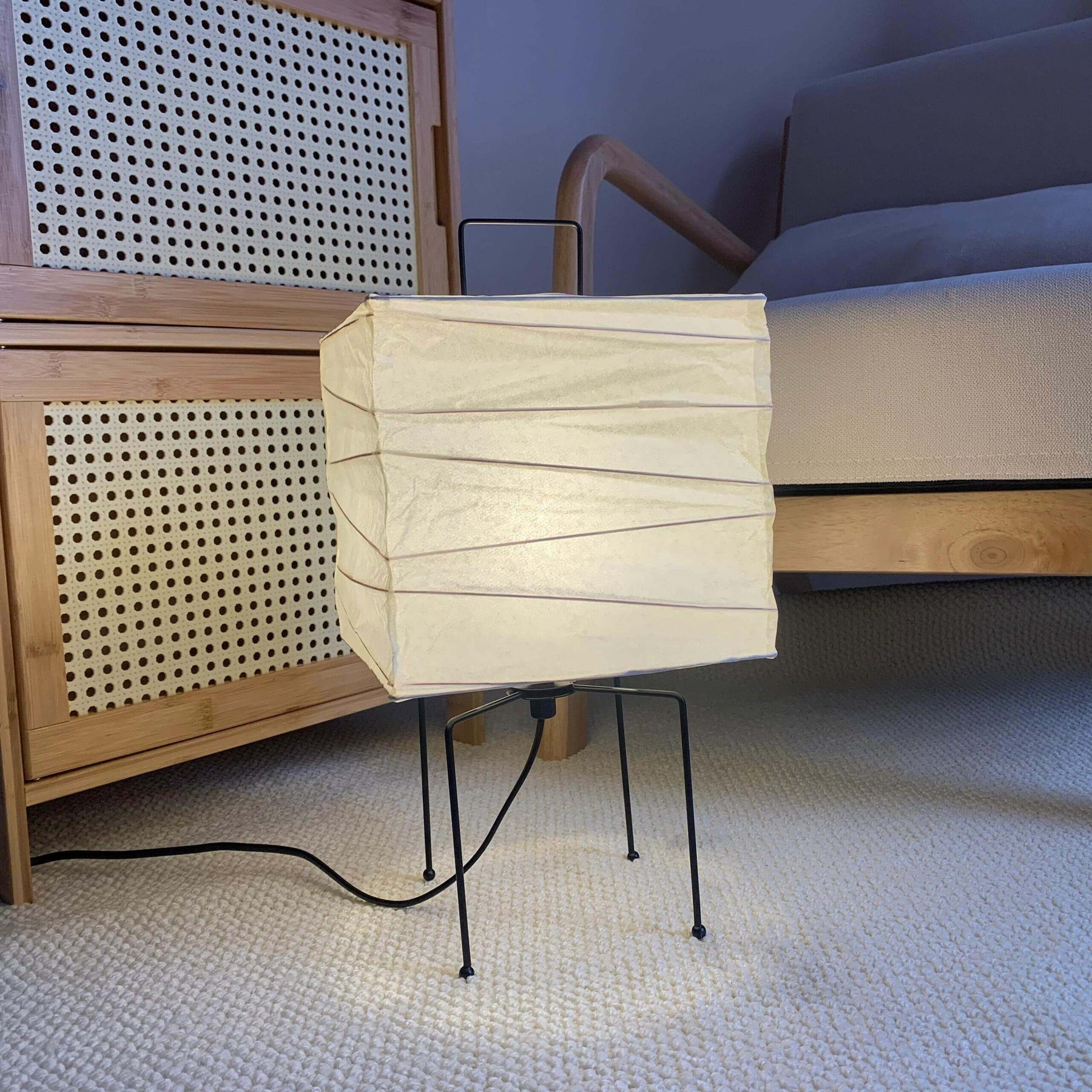 Washi Paper 3X Akari Table Lamp