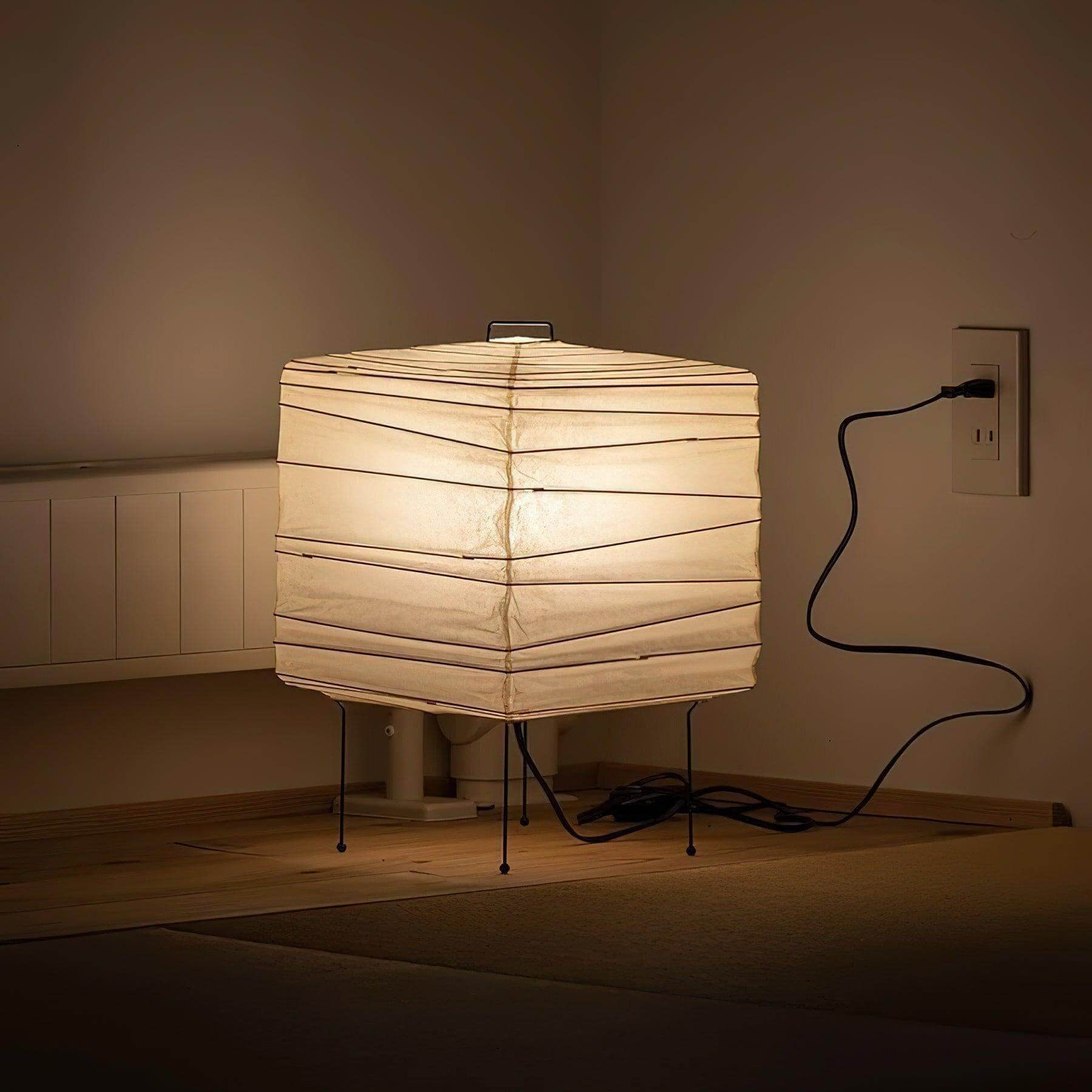 Washi Paper 3X Akari Table Lamp