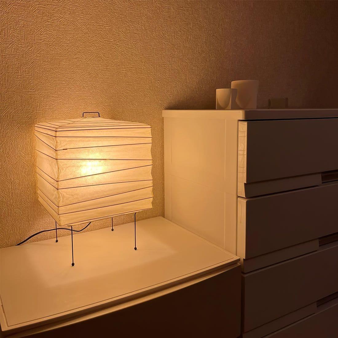 Washi Paper 3X Akari Table Lamp