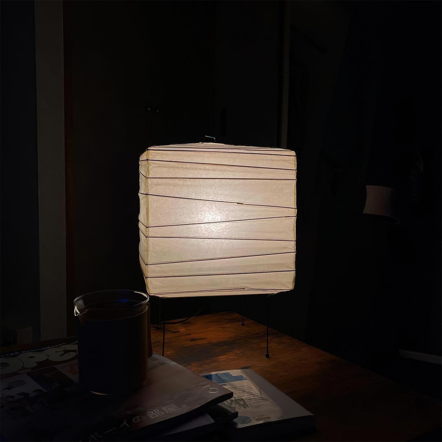 Washi Paper 3X Akari Table Lamp