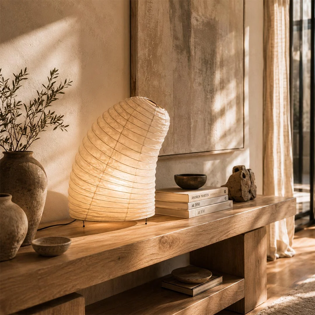 Cocora Spiral Paper Table Lamp