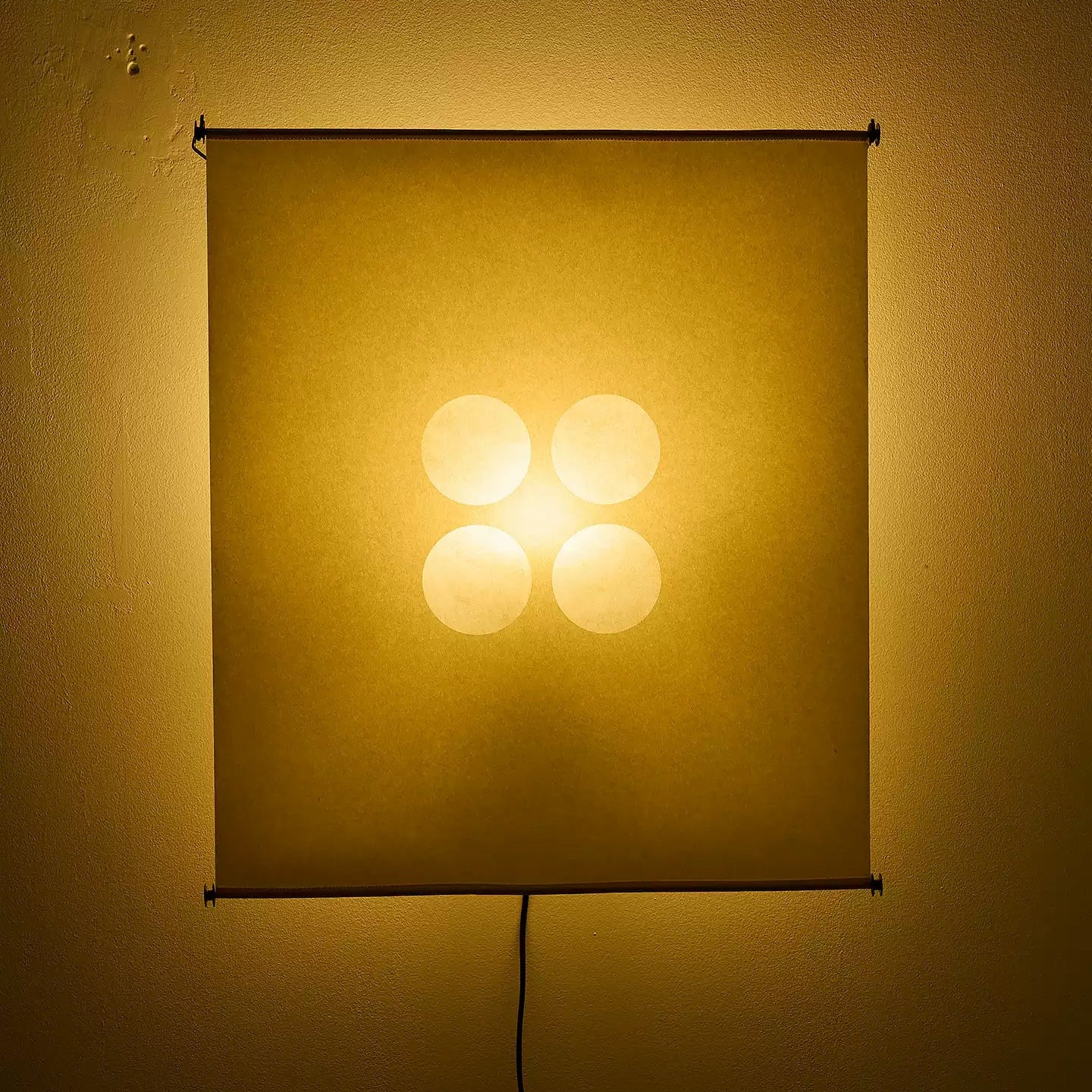 Yukishiro Washi Paper Wall Lamp