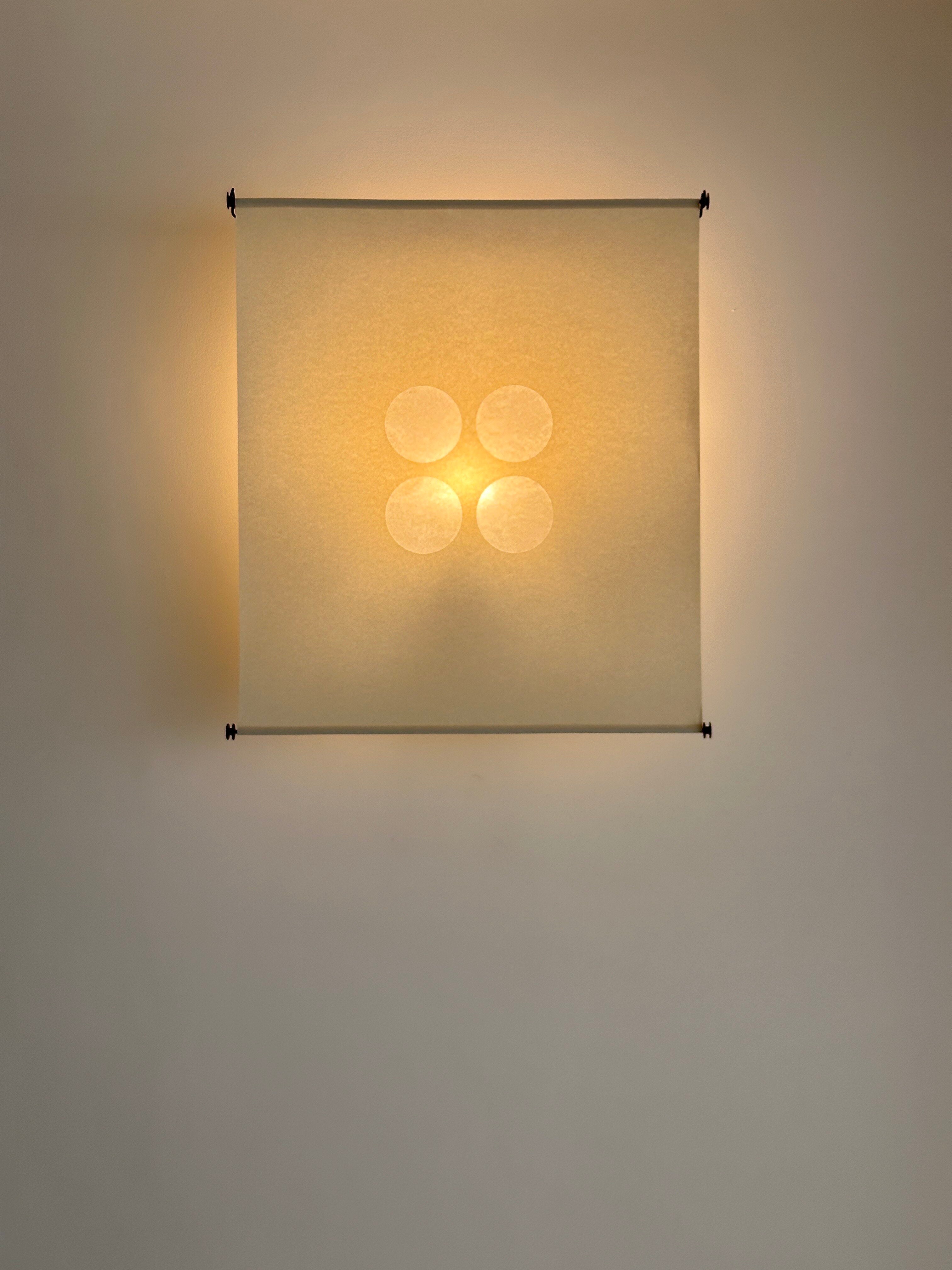 Yukishiro Washi Paper Wall Lamp