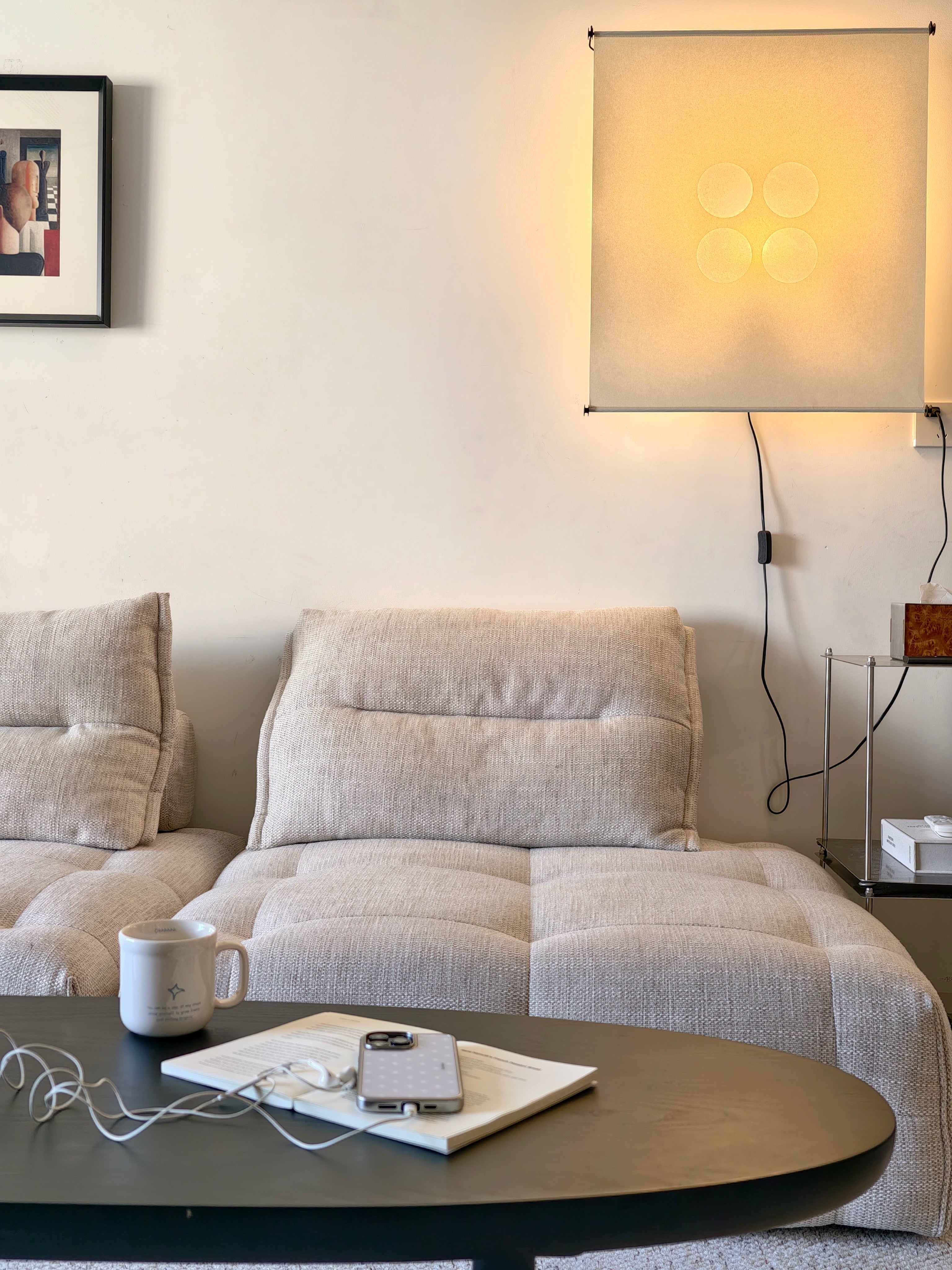 Yukishiro Washi Paper Wall Lamp