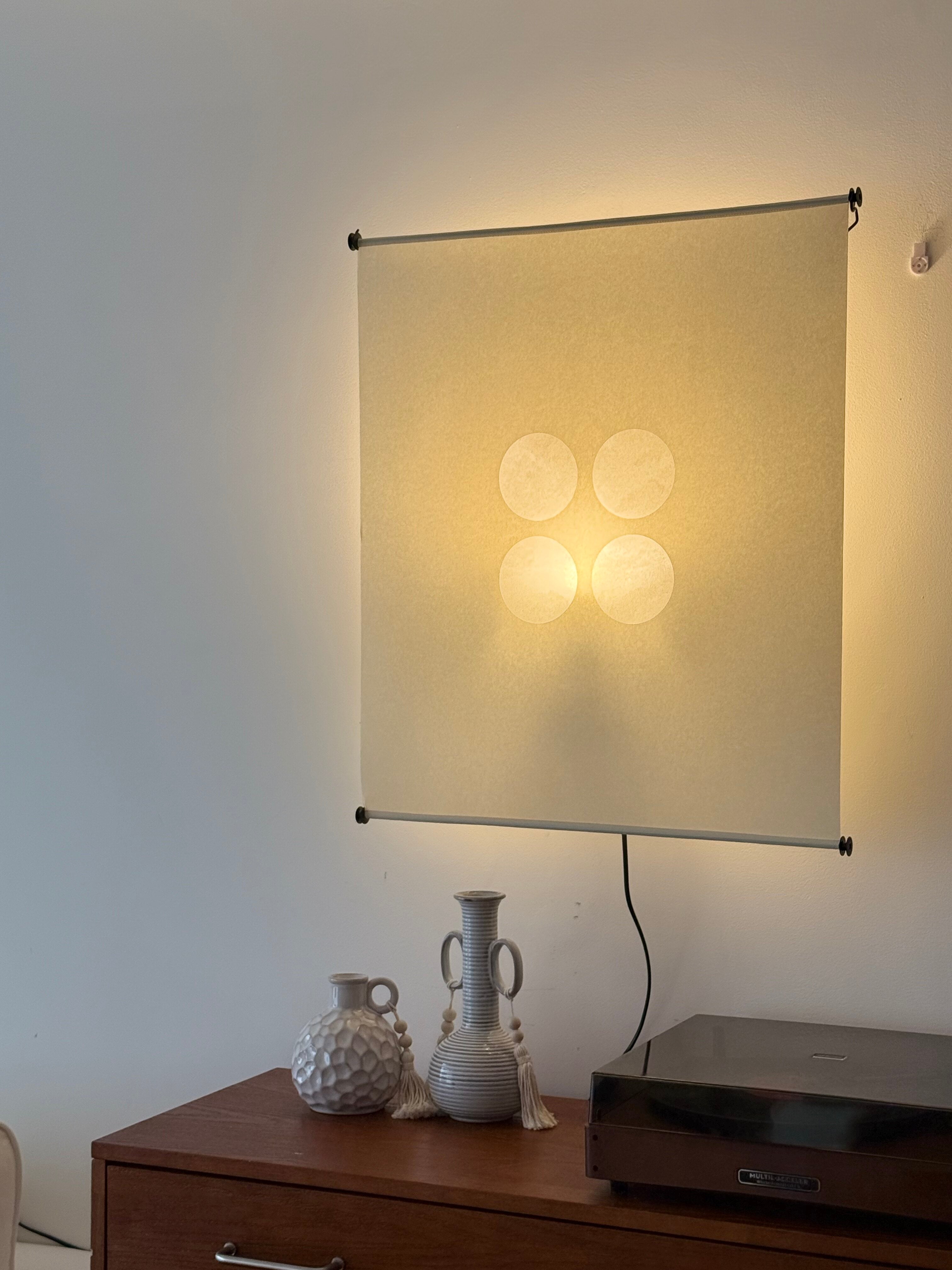 Yukishiro Washi Paper Wall Lamp