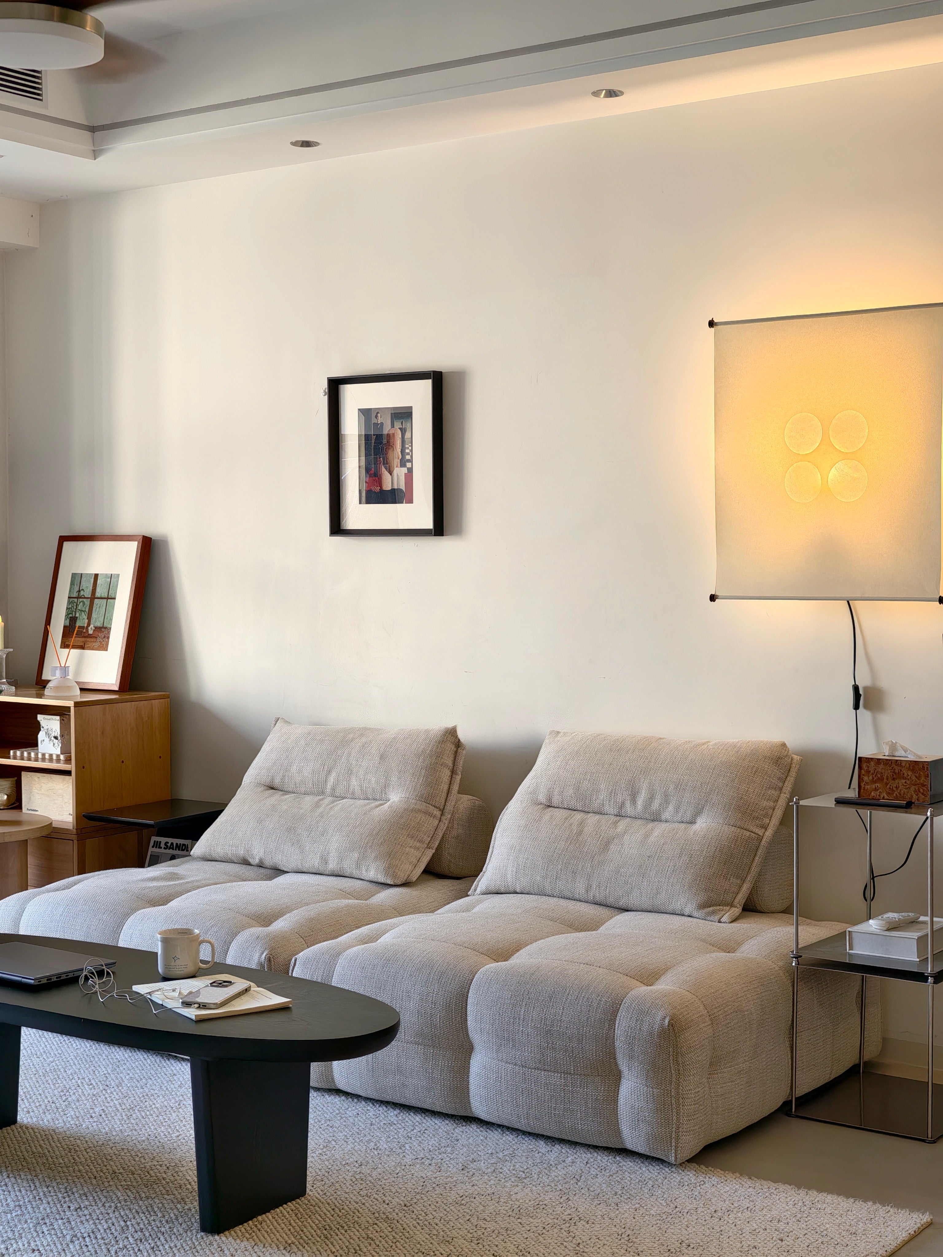 Yukishiro Washi Paper Wall Lamp