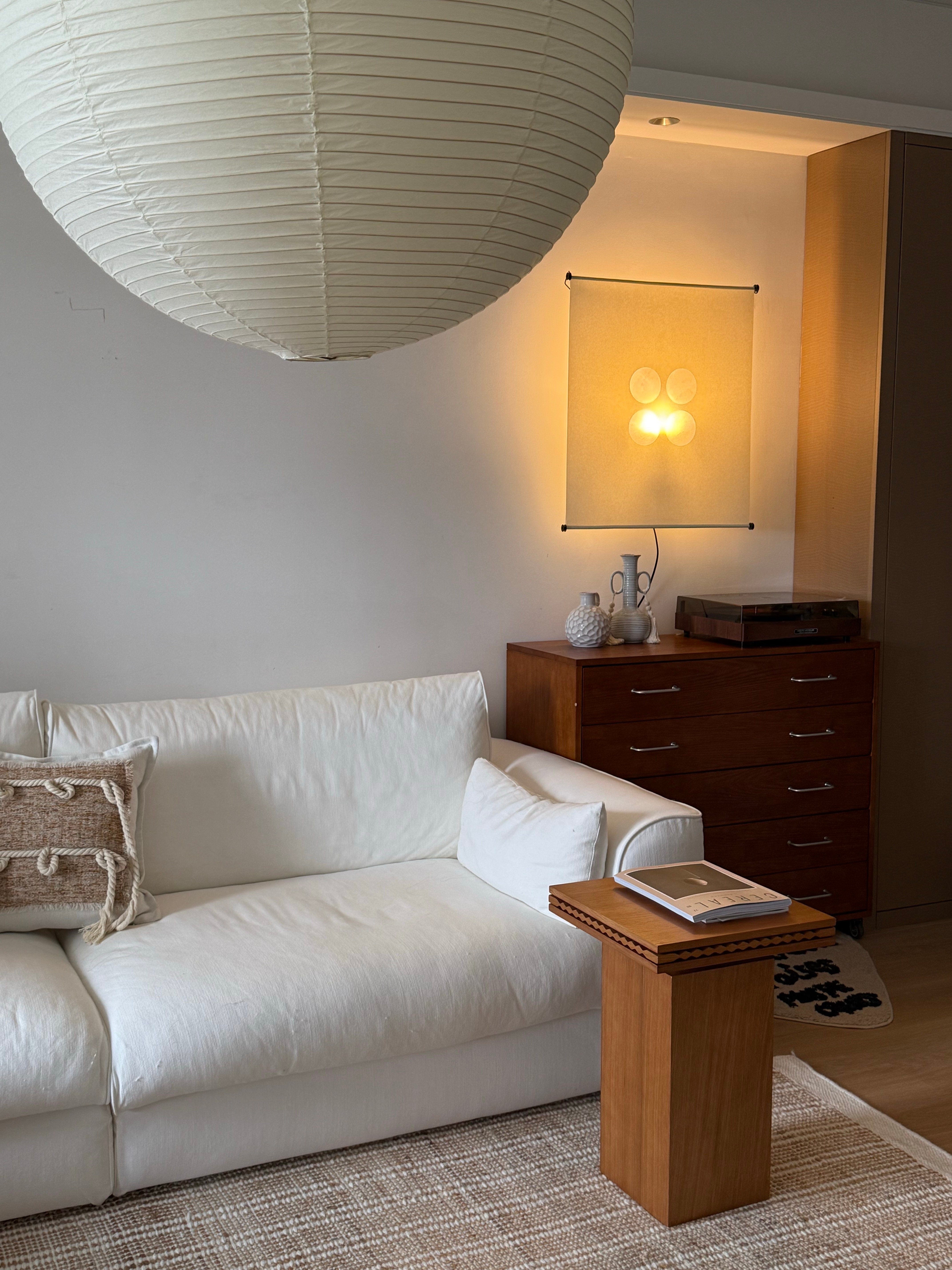 Yukishiro Washi Paper Wall Lamp