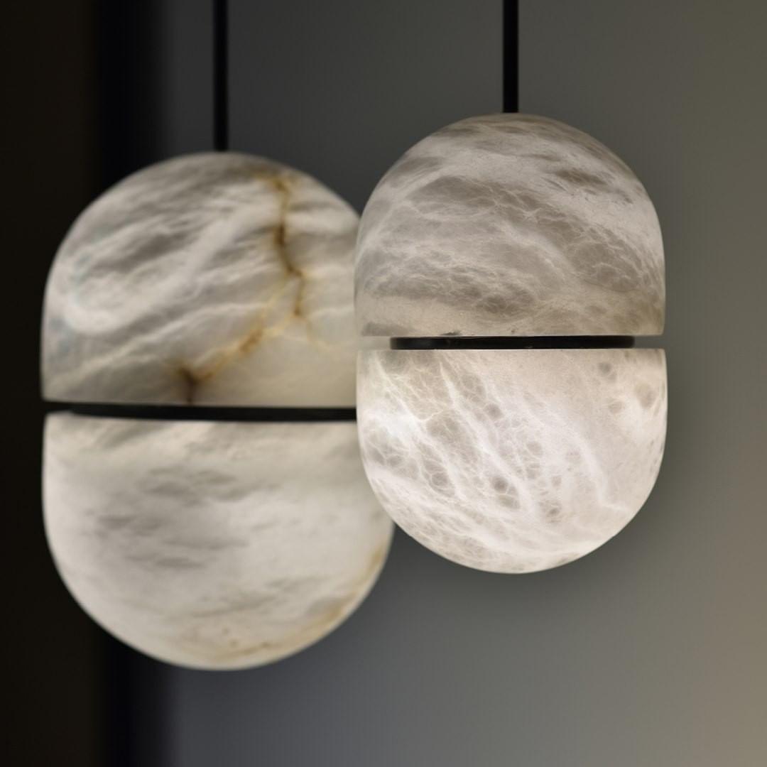 Yum Alabaster Pendant Light
