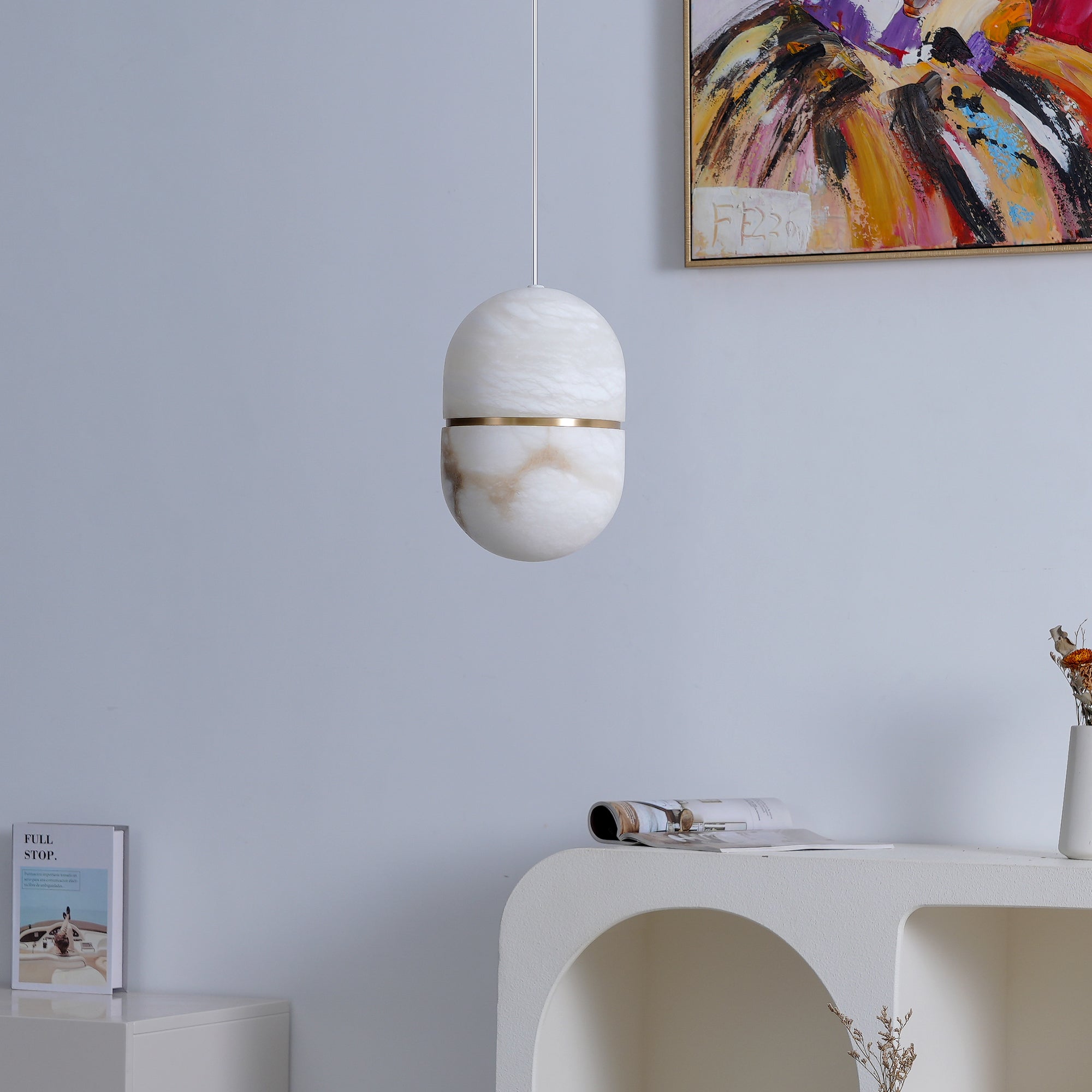 Yum Alabaster Pendant Light