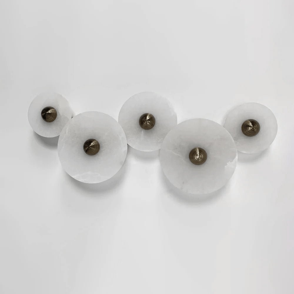 Zahara Fluted Alabaster Wall Light