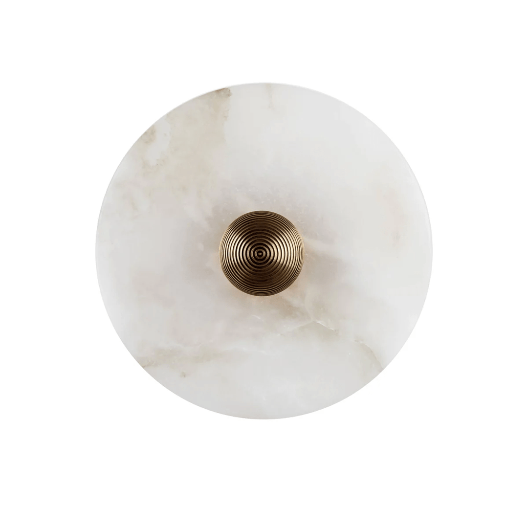 Zahara Fluted Alabaster Wall Light