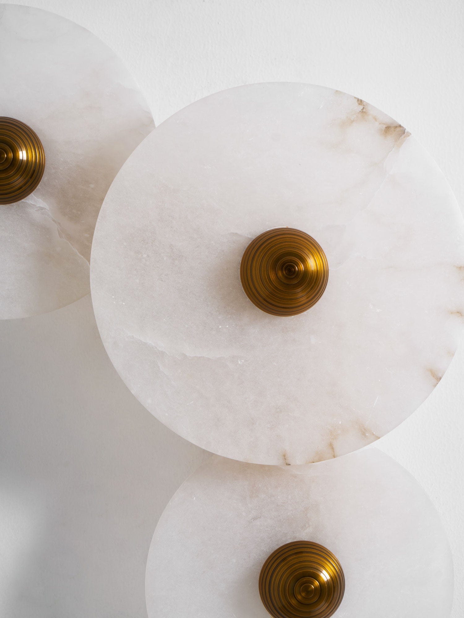 Zahara Fluted Alabaster Wall Light