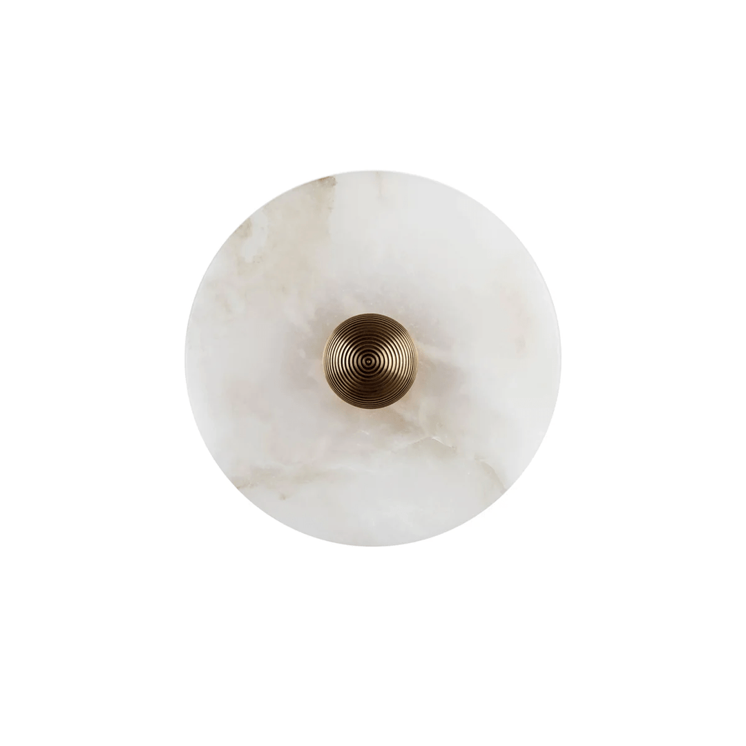 Zahara Fluted Alabaster Wall Light