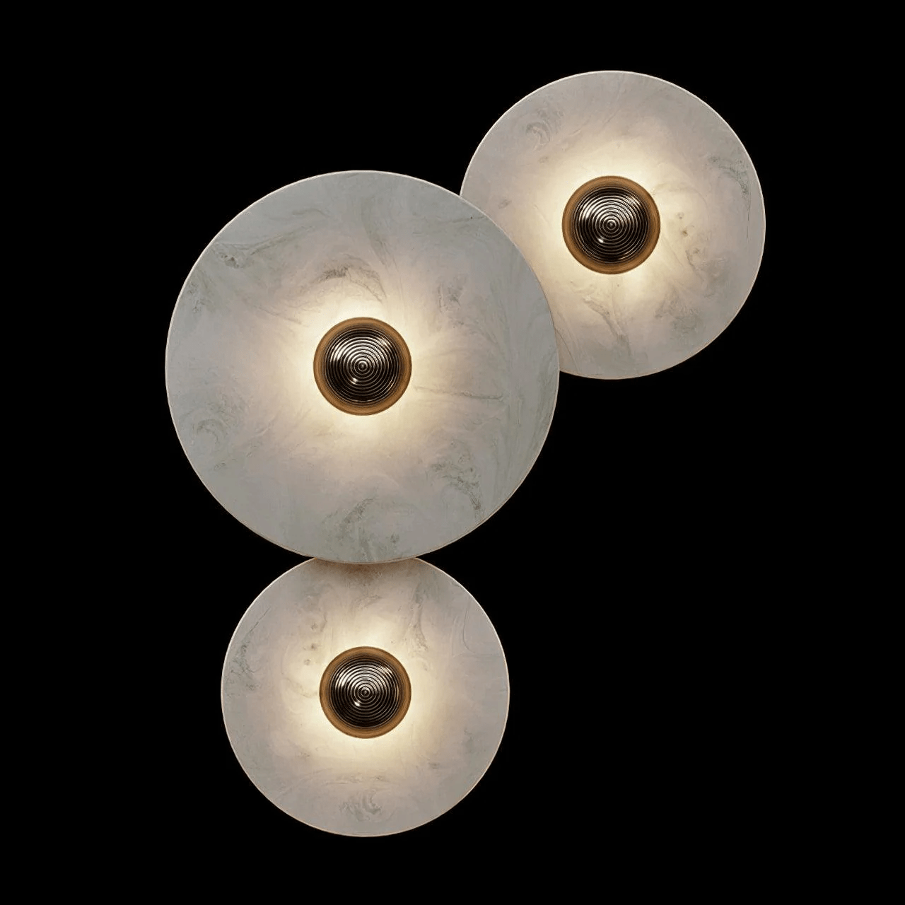 Zahara Fluted Alabaster Wall Light