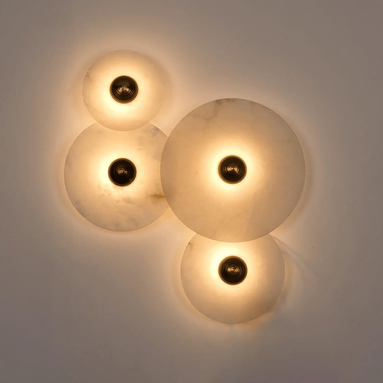 Zahara Fluted Alabaster Wall Light