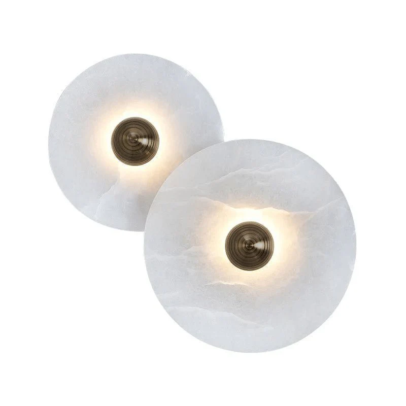 Zareen Fluted Alabaster Wall Sconce