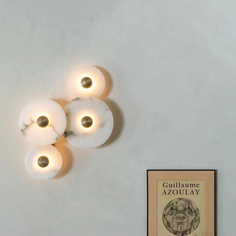 Zareen Fluted Alabaster Wall Sconce
