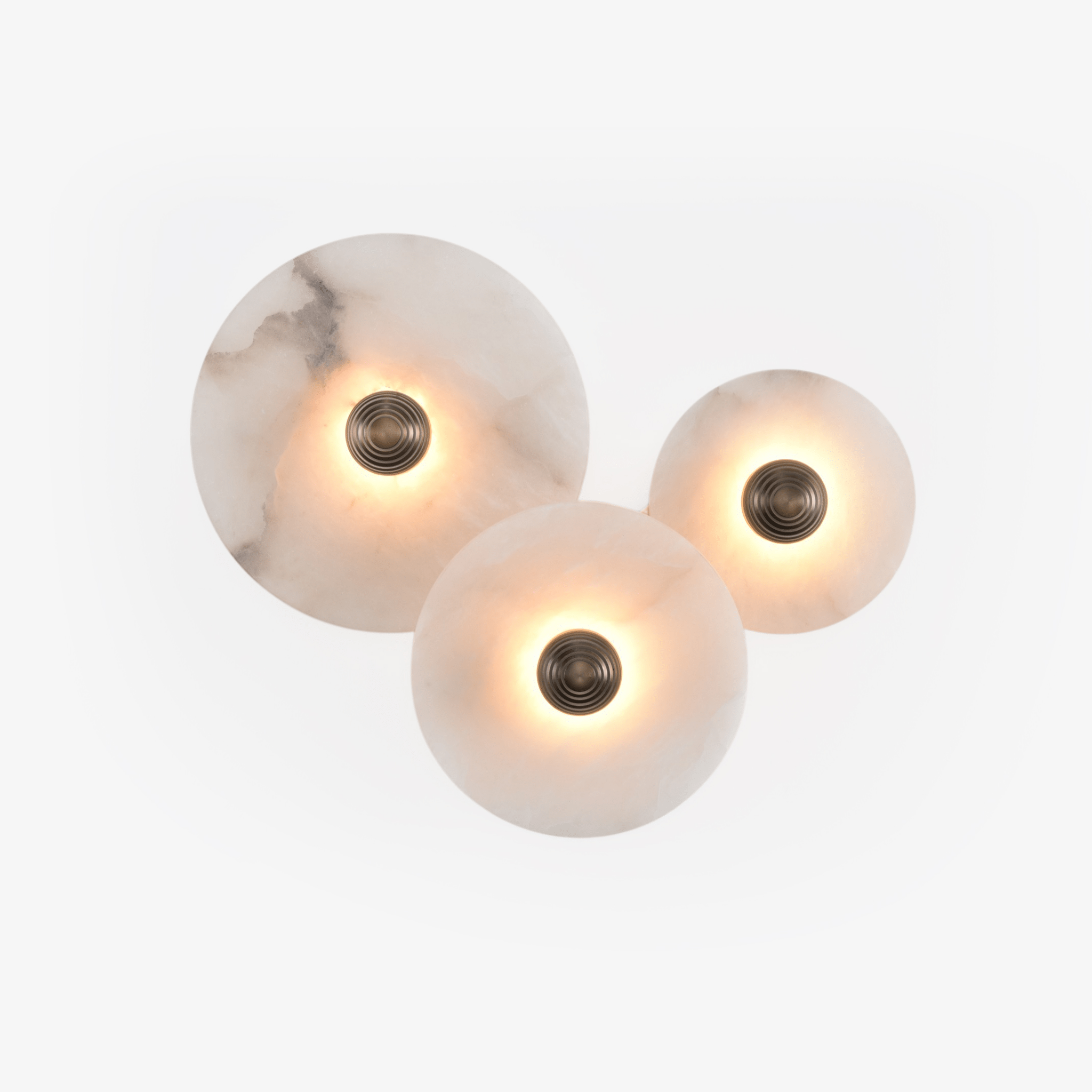 Zareen Fluted Alabaster Wall Sconce