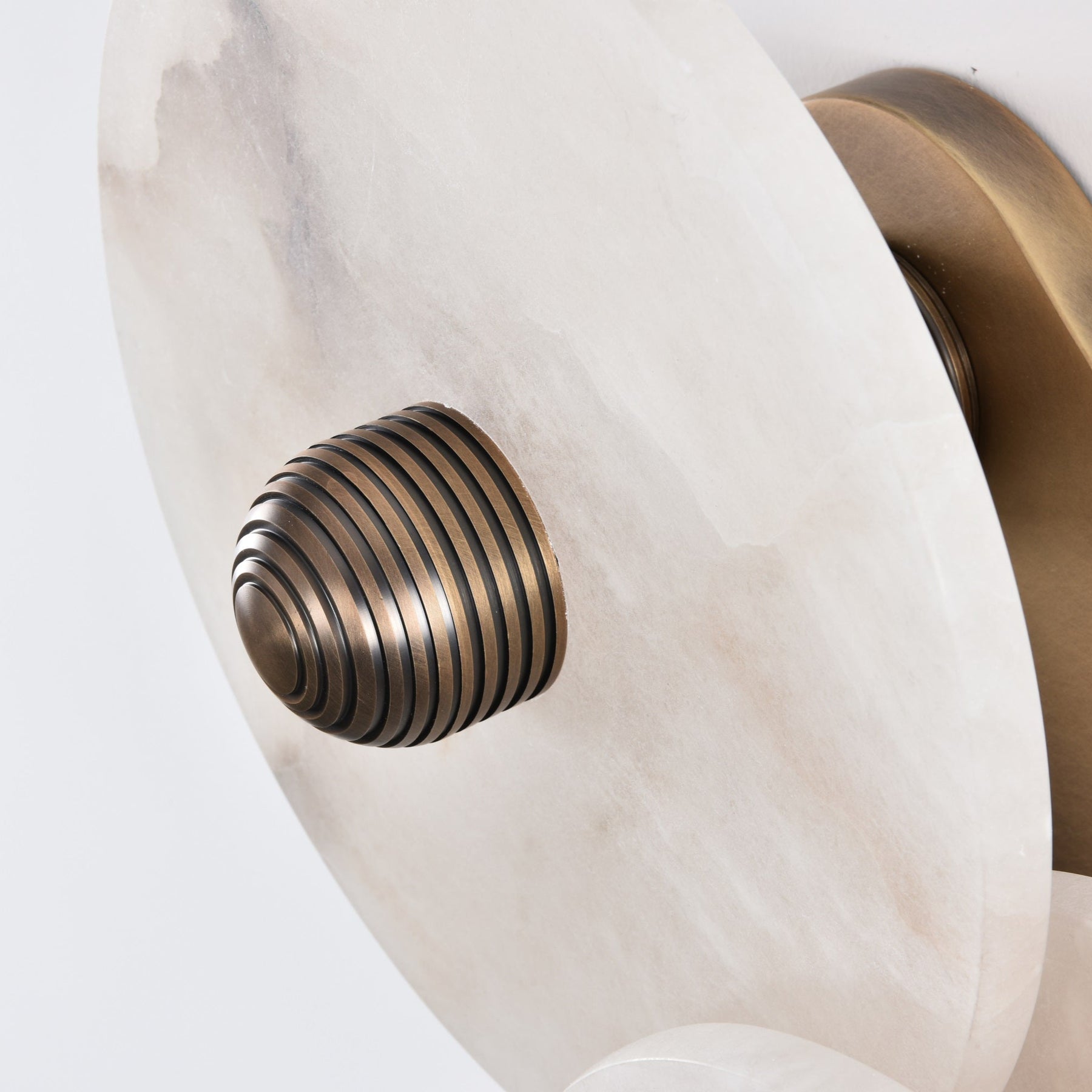 Zareen Fluted Alabaster Wall Sconce