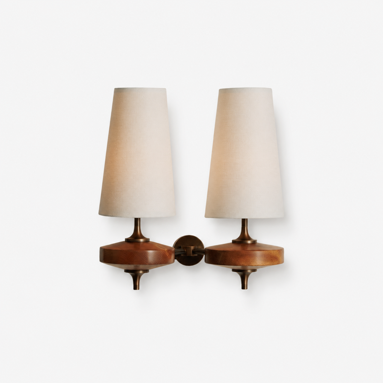 Nerava Walnut Boucle Wall Sconce