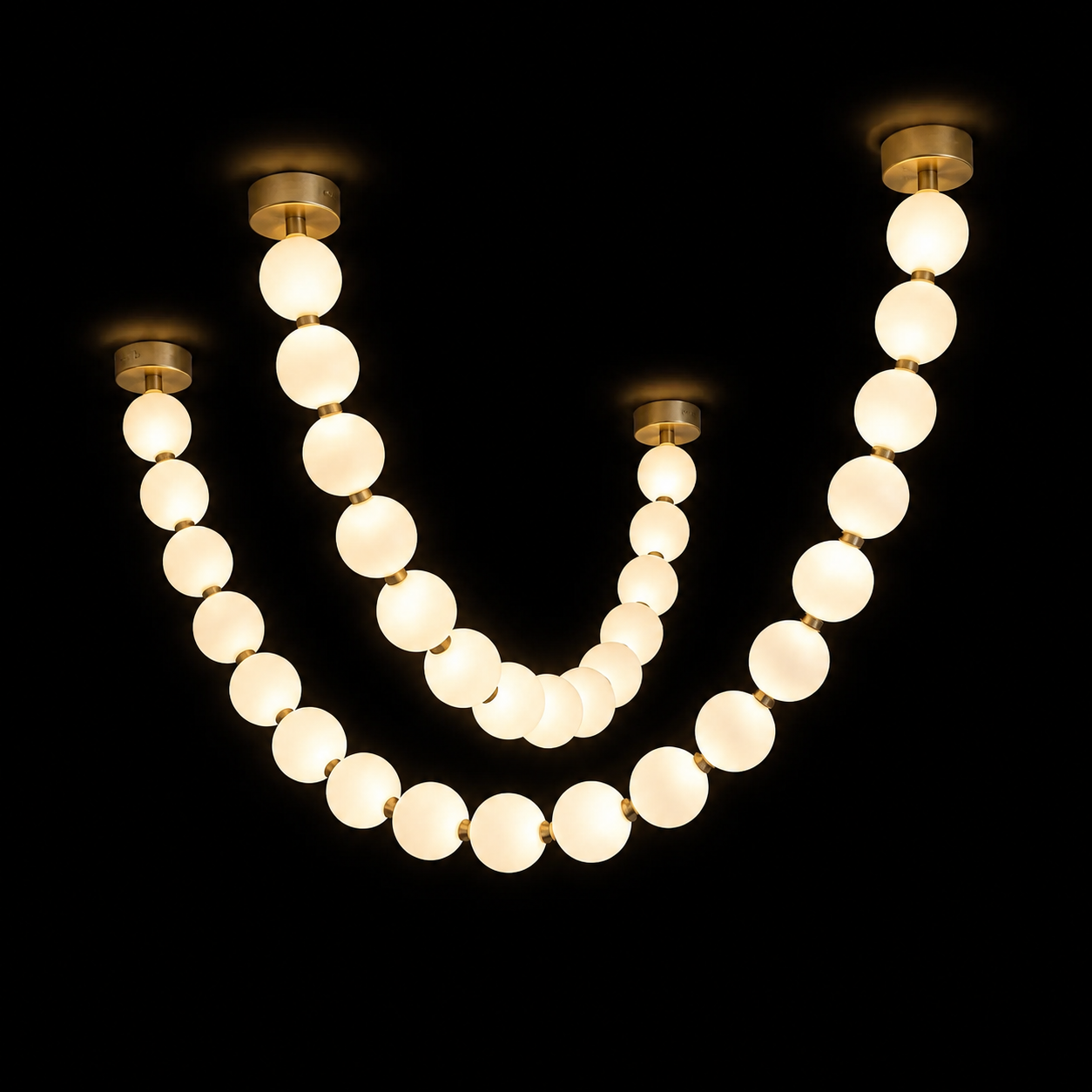 Pearl Necklace Chandelier