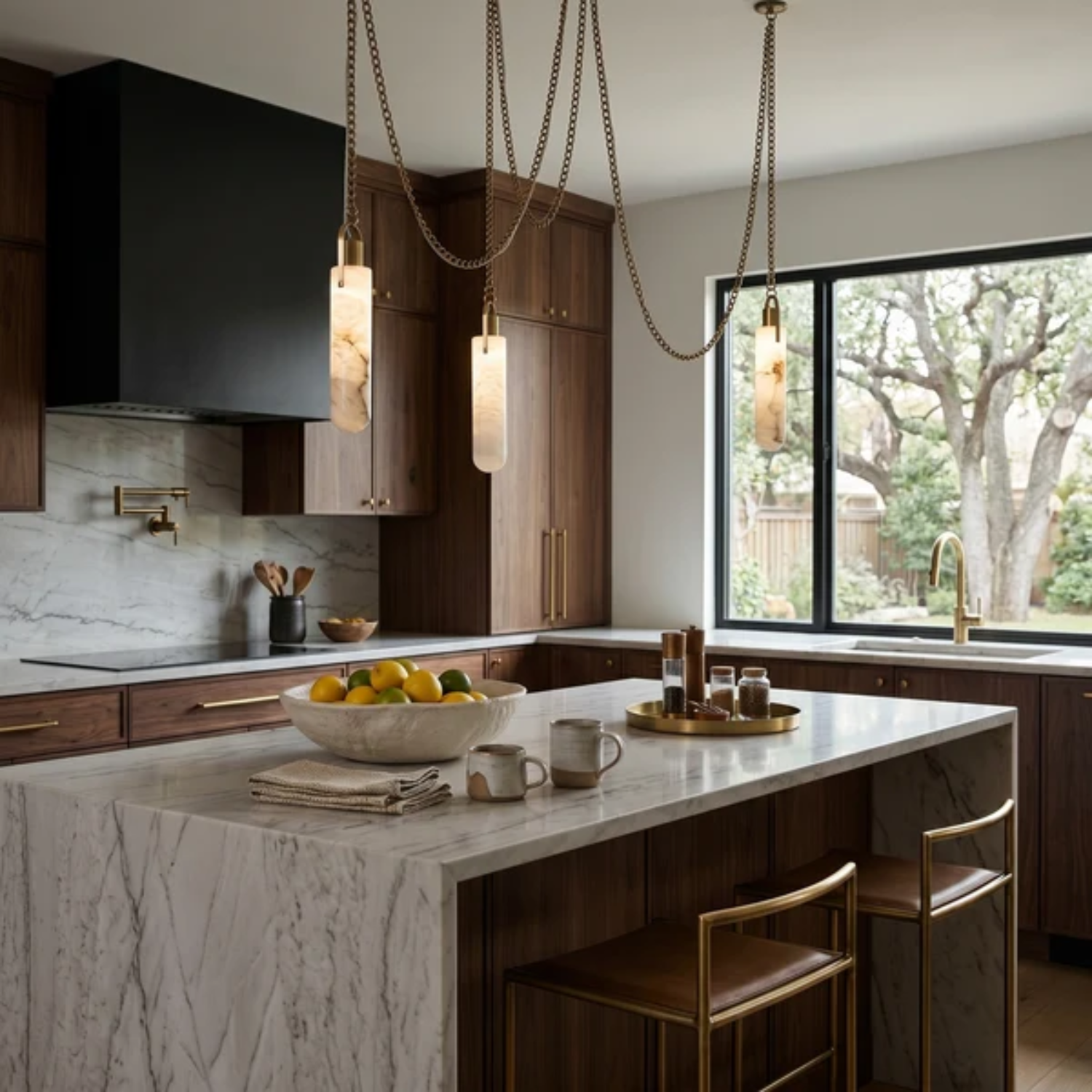 Flint Alabaster Pendant Lamp