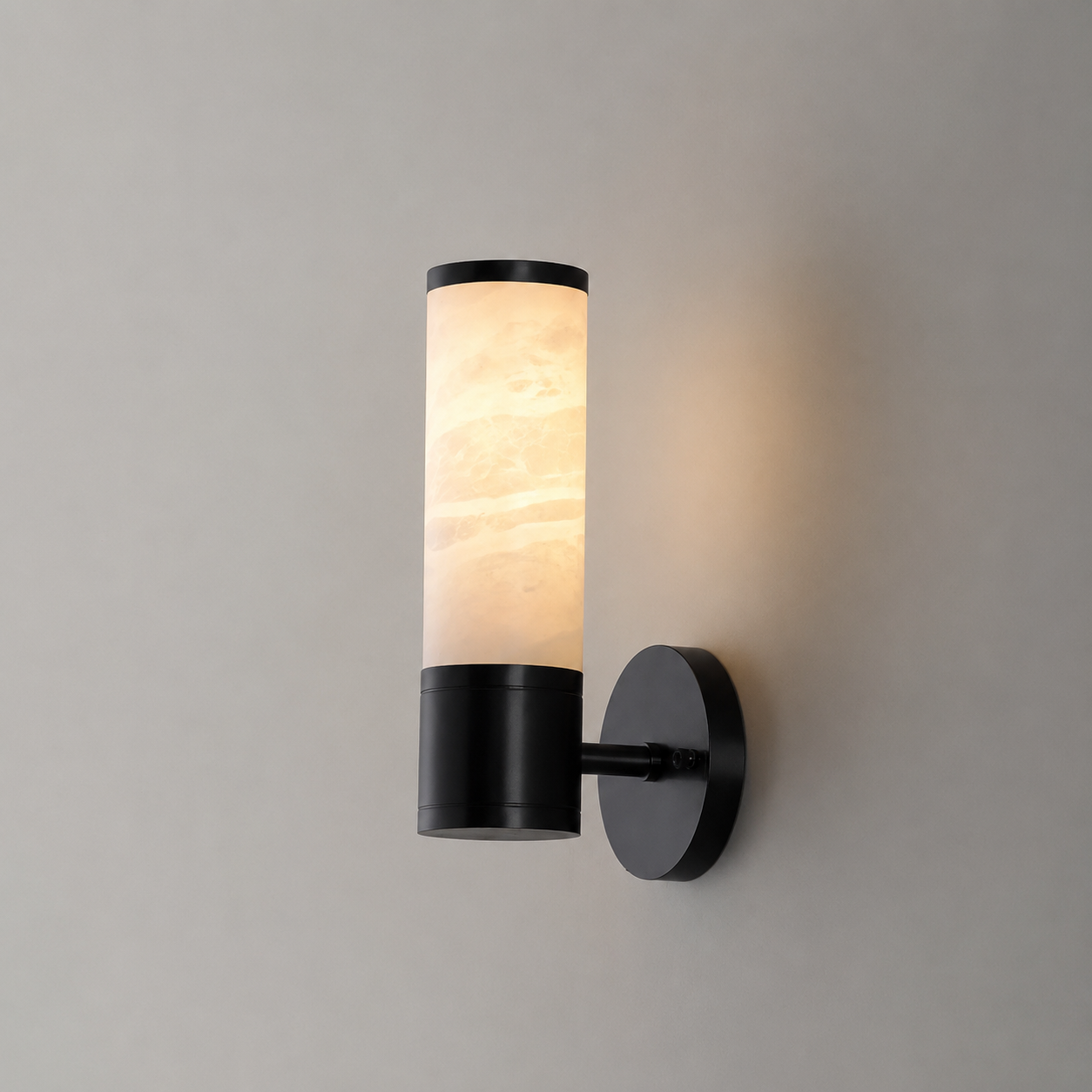 Varelle Twin Alabaster Wall Sconce