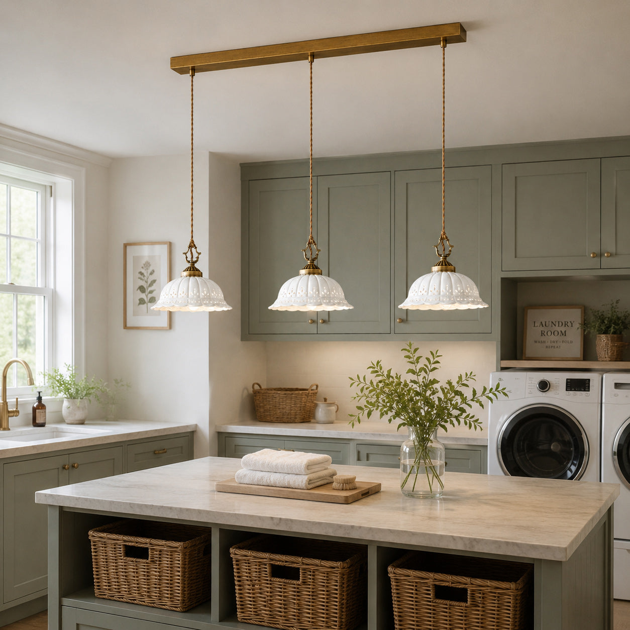 Lacelle Porcelain Pendant Lamp